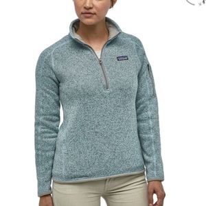 1/4 zip Patagonia pull over jacket hawthorne blue
